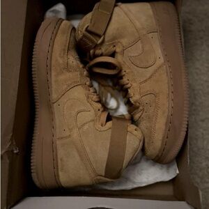 Air Force 1 High LV8- Wheat/Wheat Gum Light Brown